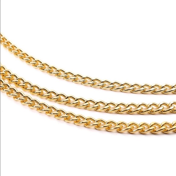 3/$30 ❤️ Metal Gold Plate Chain Waist Belt - Picture 7 of 7